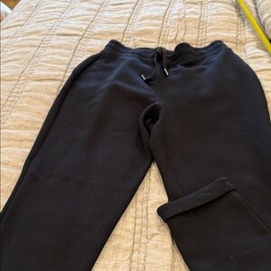 SPANX Black Drawstring Joggers